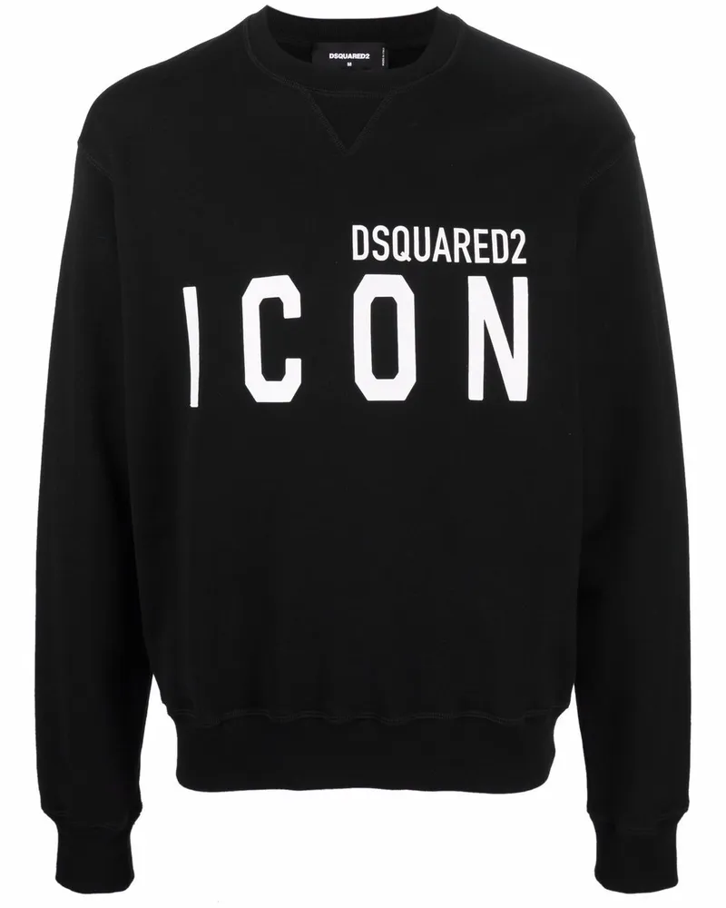 Dsquared2 Sweatshirt mit "Icon"-Print - Schwarz Schwarz