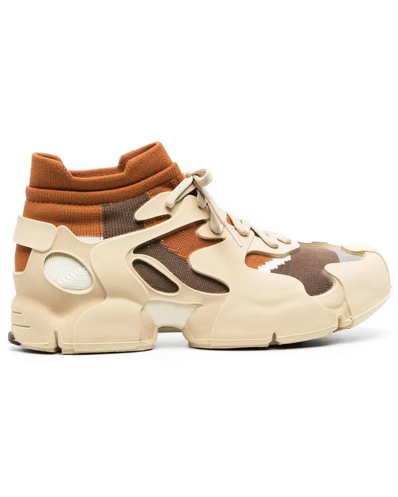 Camper Sneakers mit Einsätzen - Nude Nude