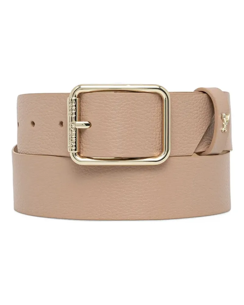 Patrizia Pepe Gürtel mit Logo - Nude Nude