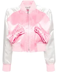 Comme des Garçons Bomberjacke mit Schleife Rosa