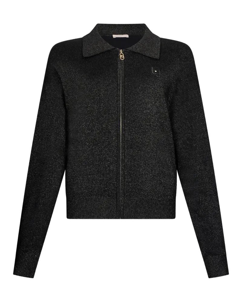 Liu Jo Lurex Pullover - Schwarz Schwarz