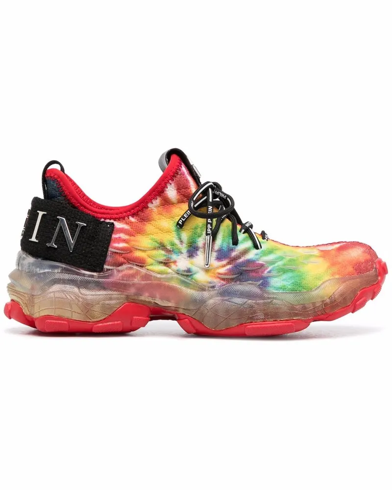Philipp Plein Tie-dye Runner Hyper $hock Sneakers - Rot Rot