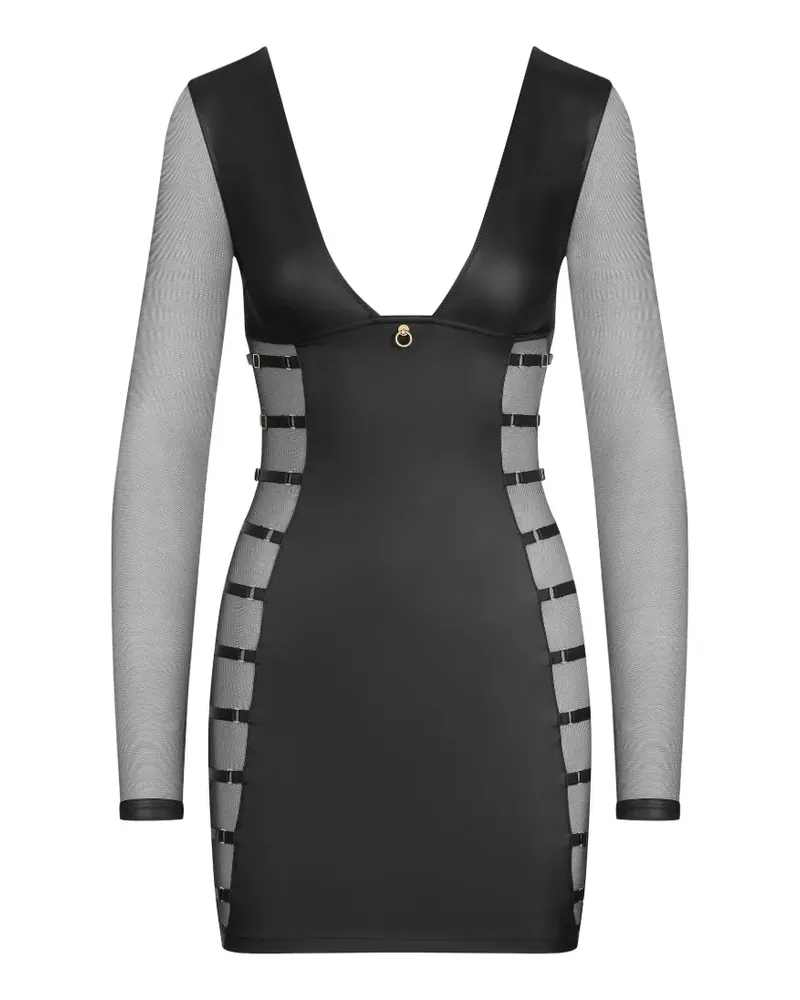 Maison Close Chambre Noire Private Kleid - Schwarz Schwarz