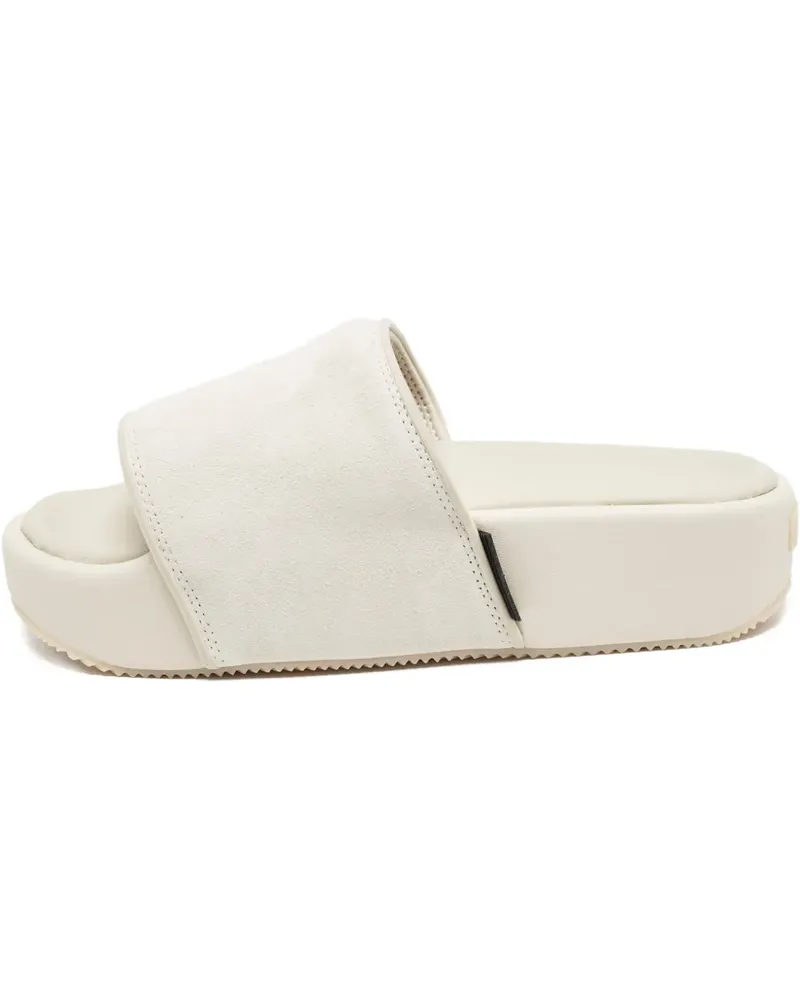 Y-3 Pantoletten mit Plateau - Grau Grau