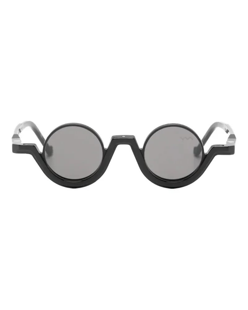 VAVA EYEWEAR Sonnenbrille mit rundem Gestell - Schwarz Schwarz
