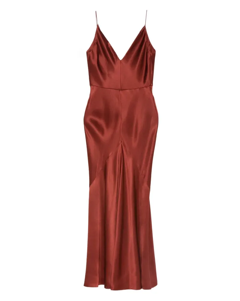 Gabriela Hearst Brigita Kleid - Rot Rot