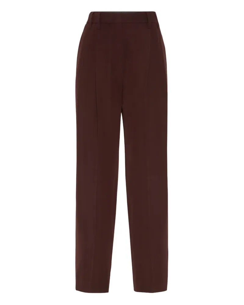 Brunello Cucinelli Hose mit Bundfalten - Rot Rot