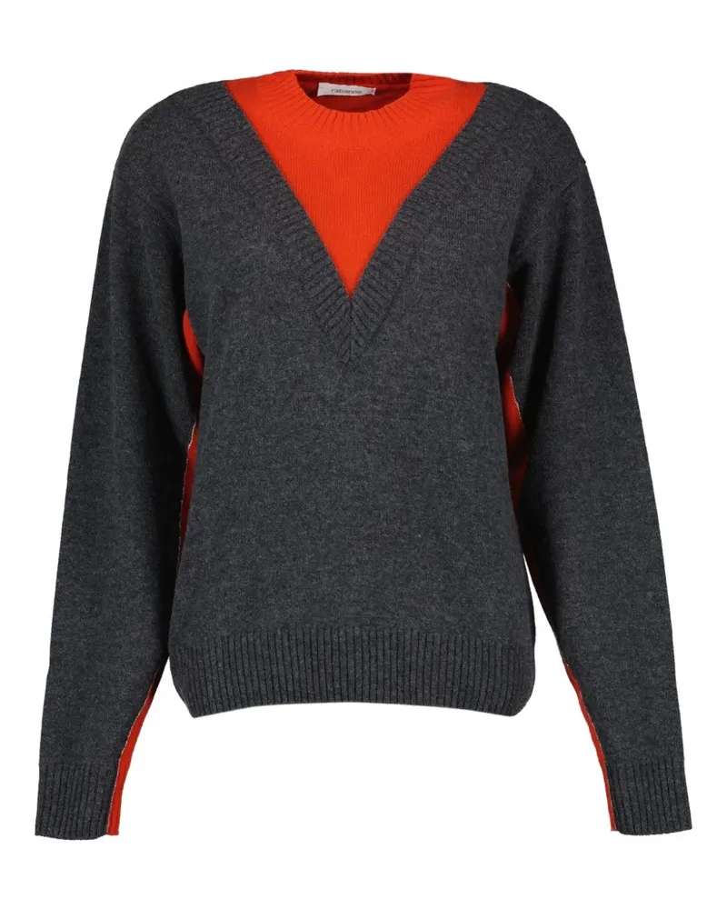Paco Rabanne Zweifarbiger Pullover - Grau Grau