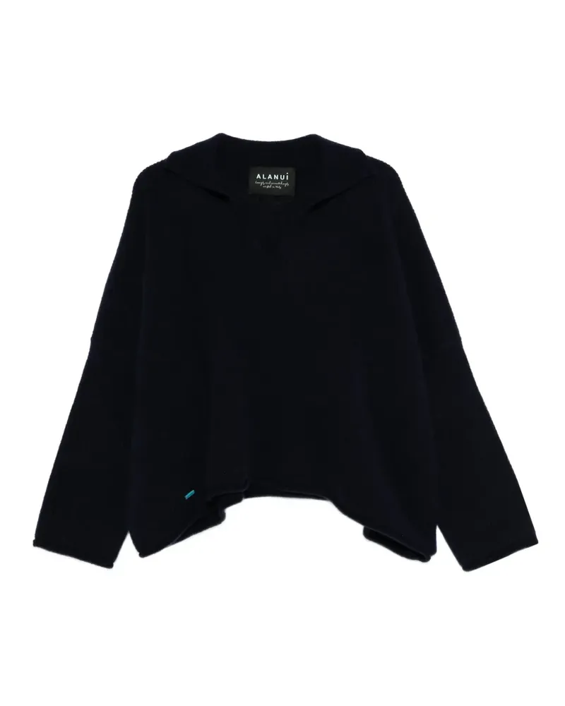 Alanui Pullover mit Poloshirtkragen - Blau Blau