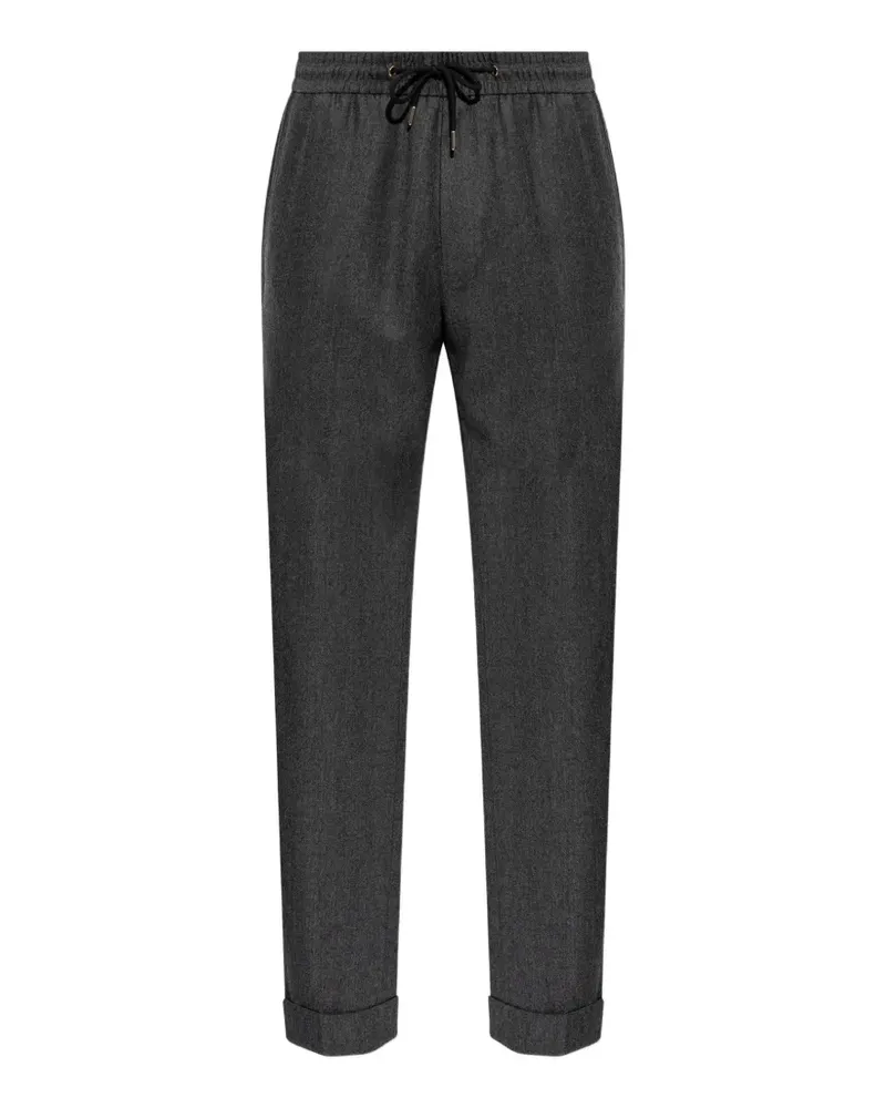 Paul Smith drawstring-waist pleated trousers - Grau Grau