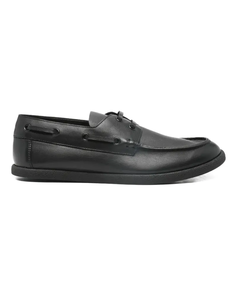 The Row lace-up boat shoes - Schwarz Schwarz
