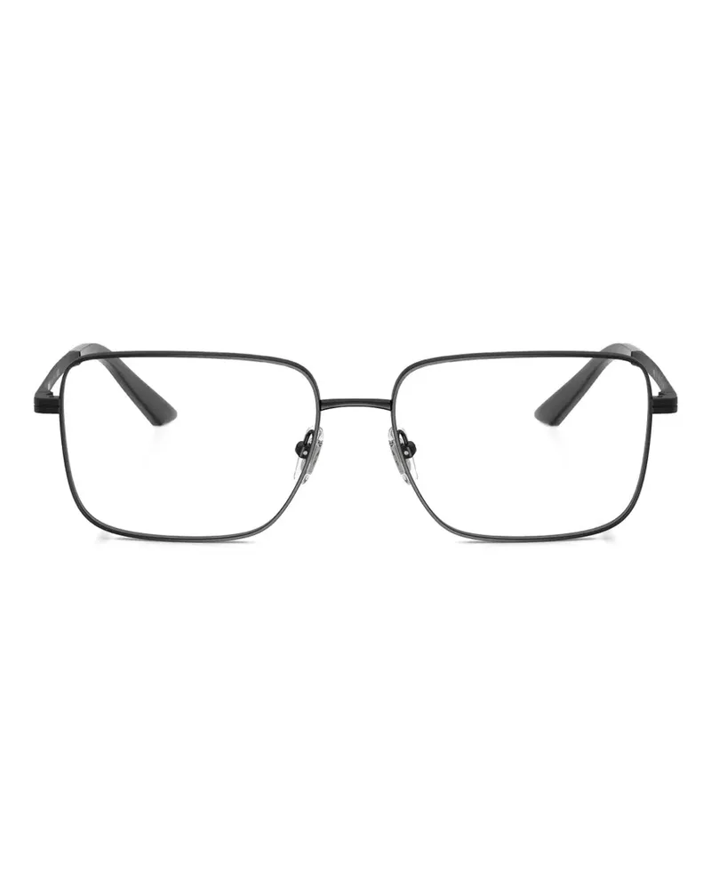 Versace rectangle-frame glasses - Schwarz Schwarz