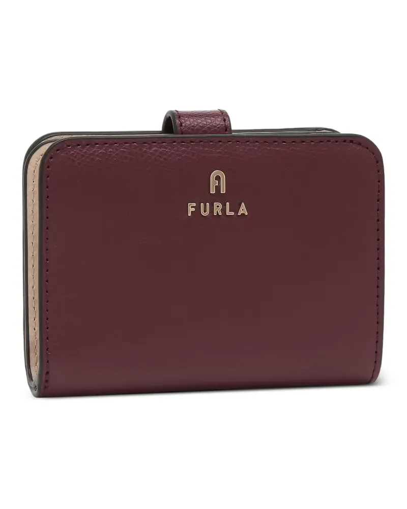 Furla Camelia grained-leather wallet - Rot Rot