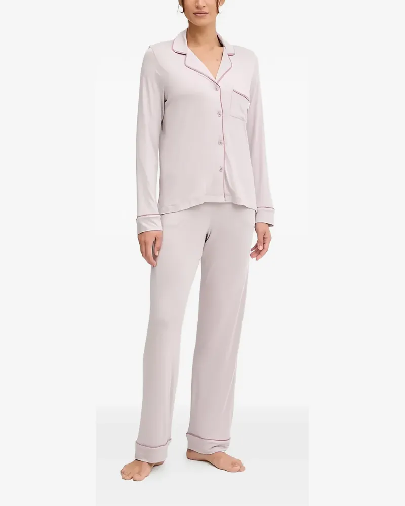 DKNY Pyjama aus Seide - Nude Nude