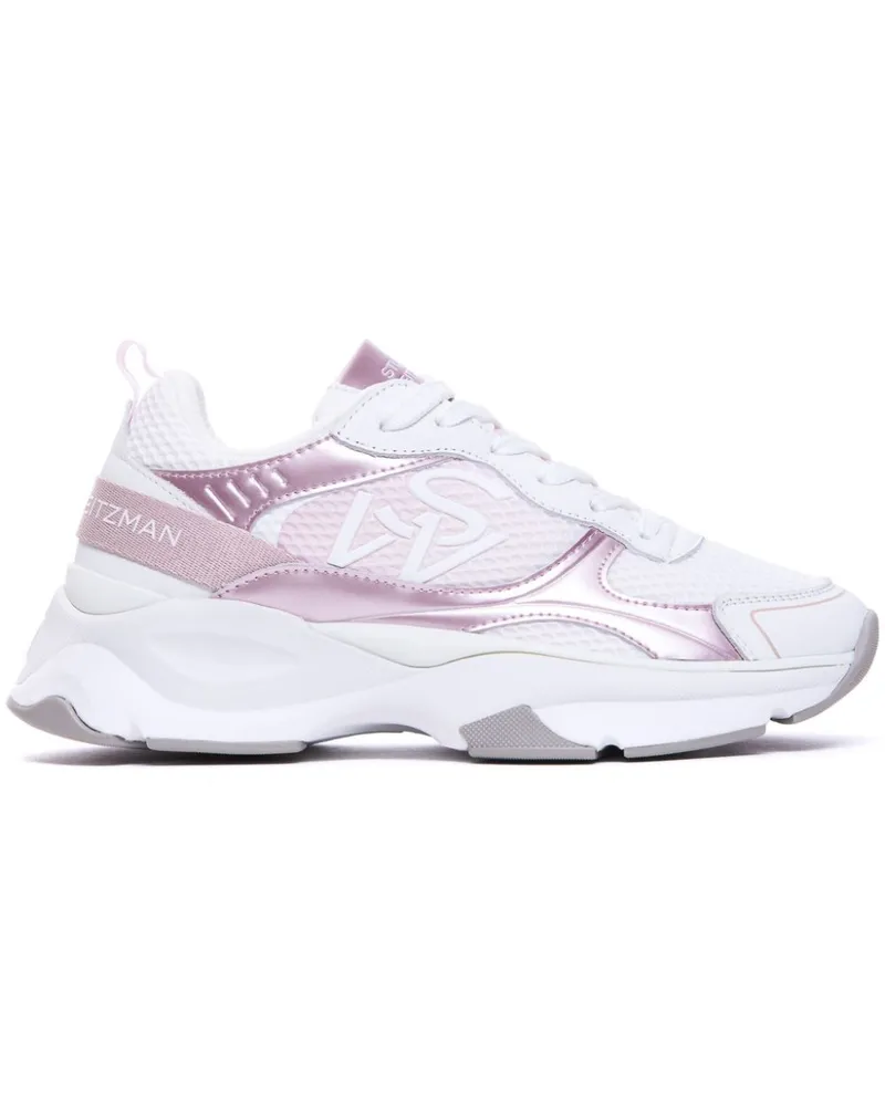 Stuart Weitzman Sneakers mit Kontrasteinsätzen - Weiß Weiß