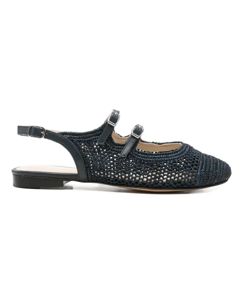 Carel Balma buckle-strap flat pumps - Blau Blau