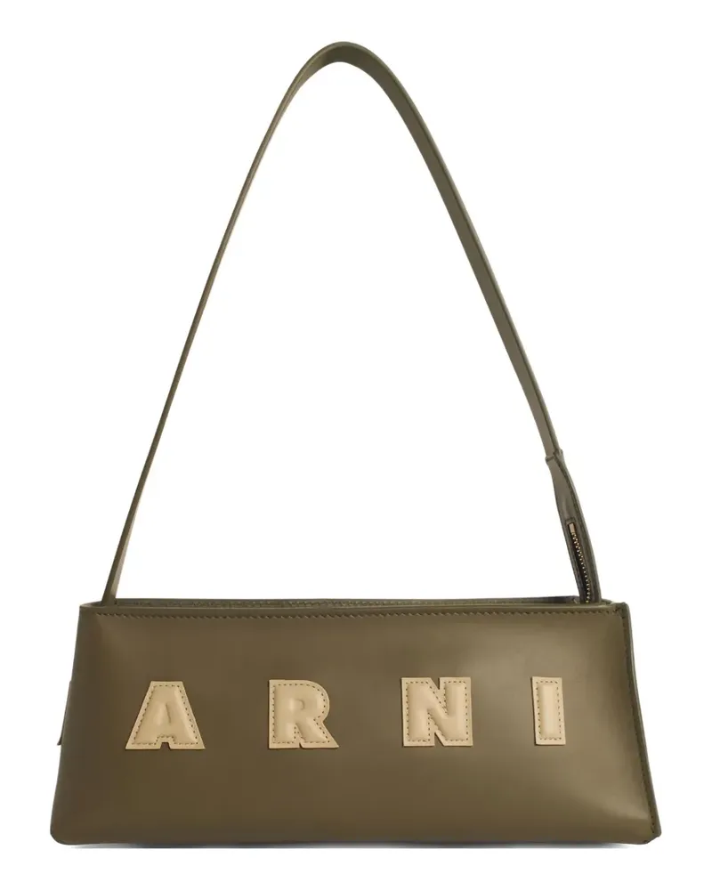 Marni Schultertasche mit Logo-Schild - ZO959 GREEN Zo959