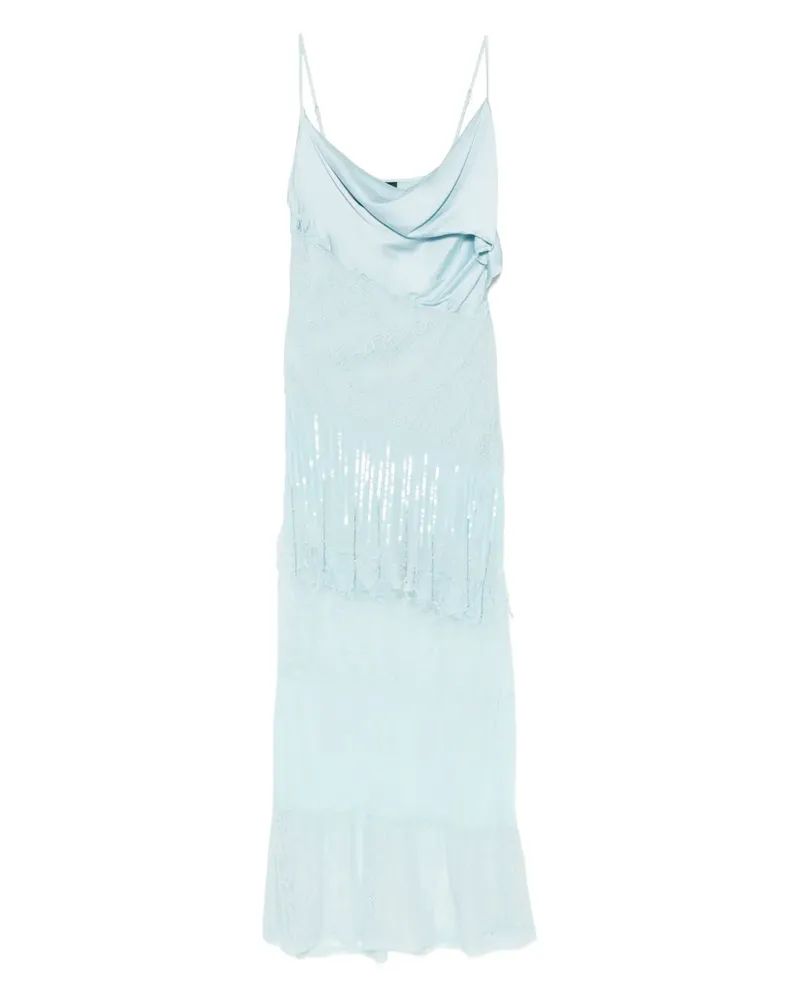 Pinko Ibis Sacro Maxikleid - Blau Blau