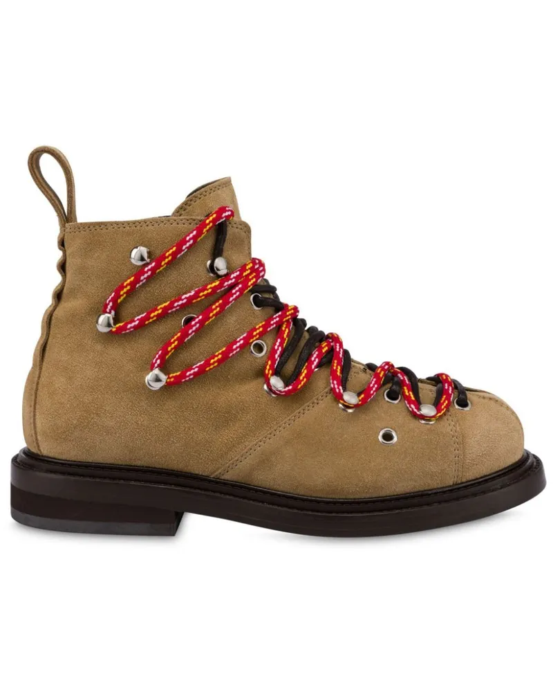 Moschino Klassische Stiefel - Nude Nude