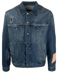 ACW* Jeansjacke im Distressed-Look Blau