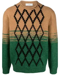 Pringle of Scotland Pullover mit Argyle-Muster Braun