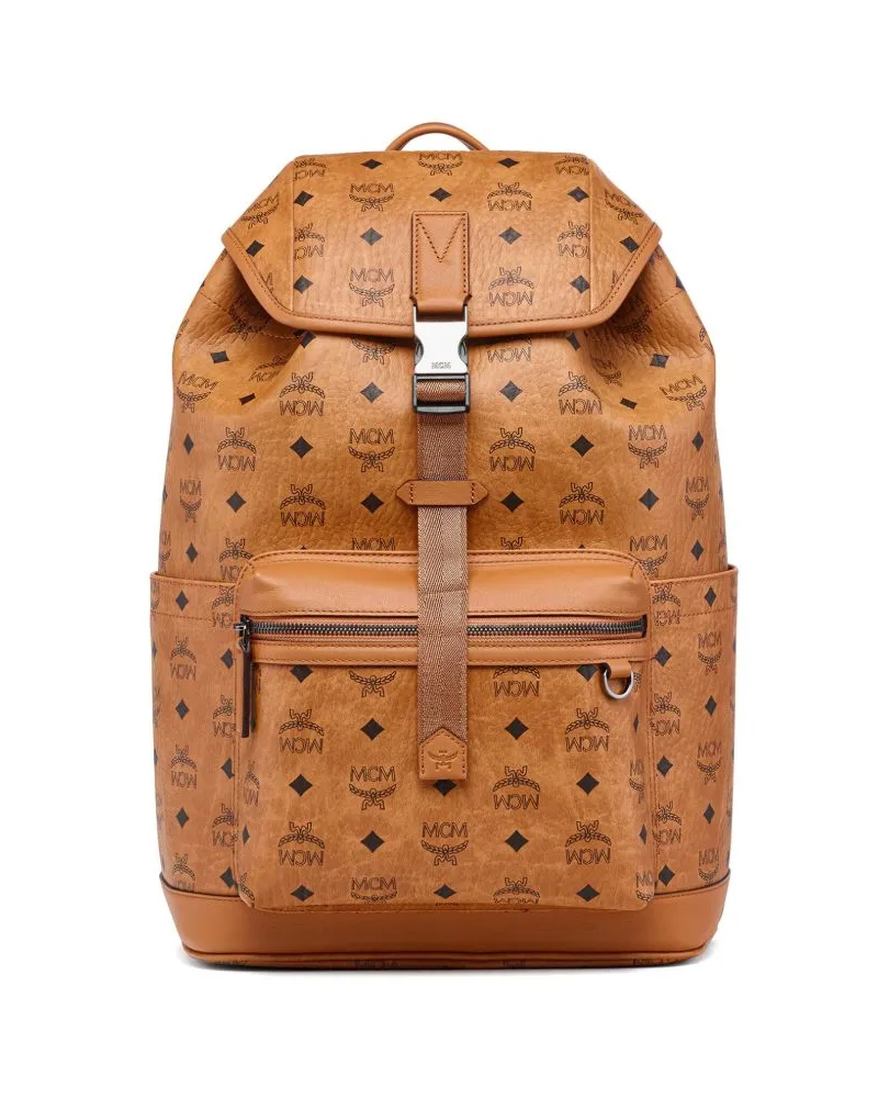 MCM Mittelgroßer Brandenburg Rucksack - Braun Braun
