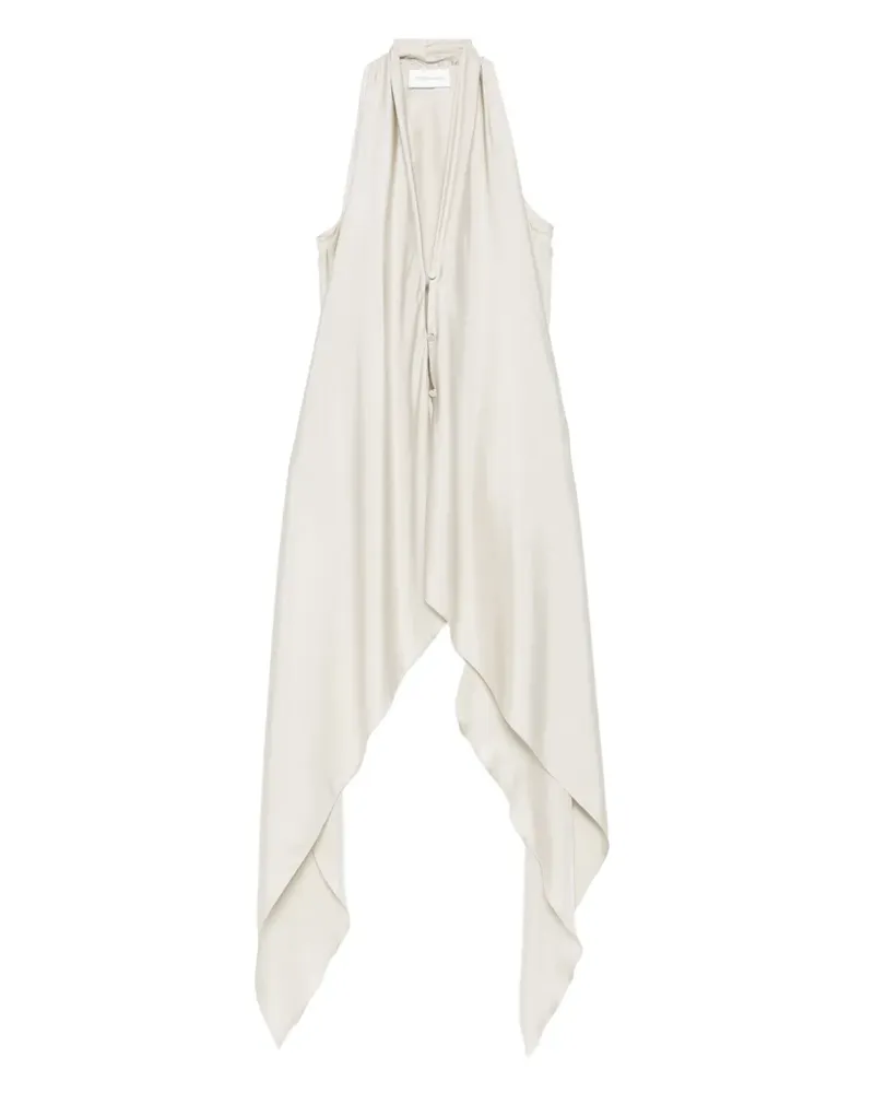 christian wijnants asymetric halter top - Weiß Weiß