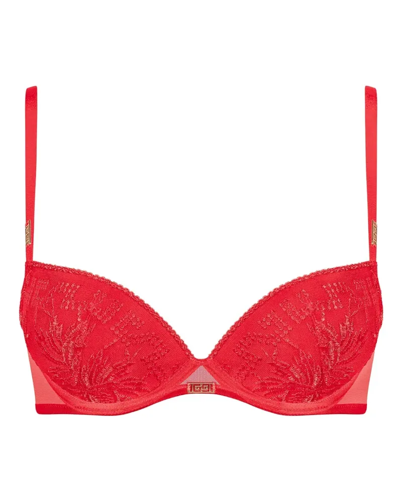 Aubade Rules of Attraction Push-up-BH mit Stickerei - Rot Rot