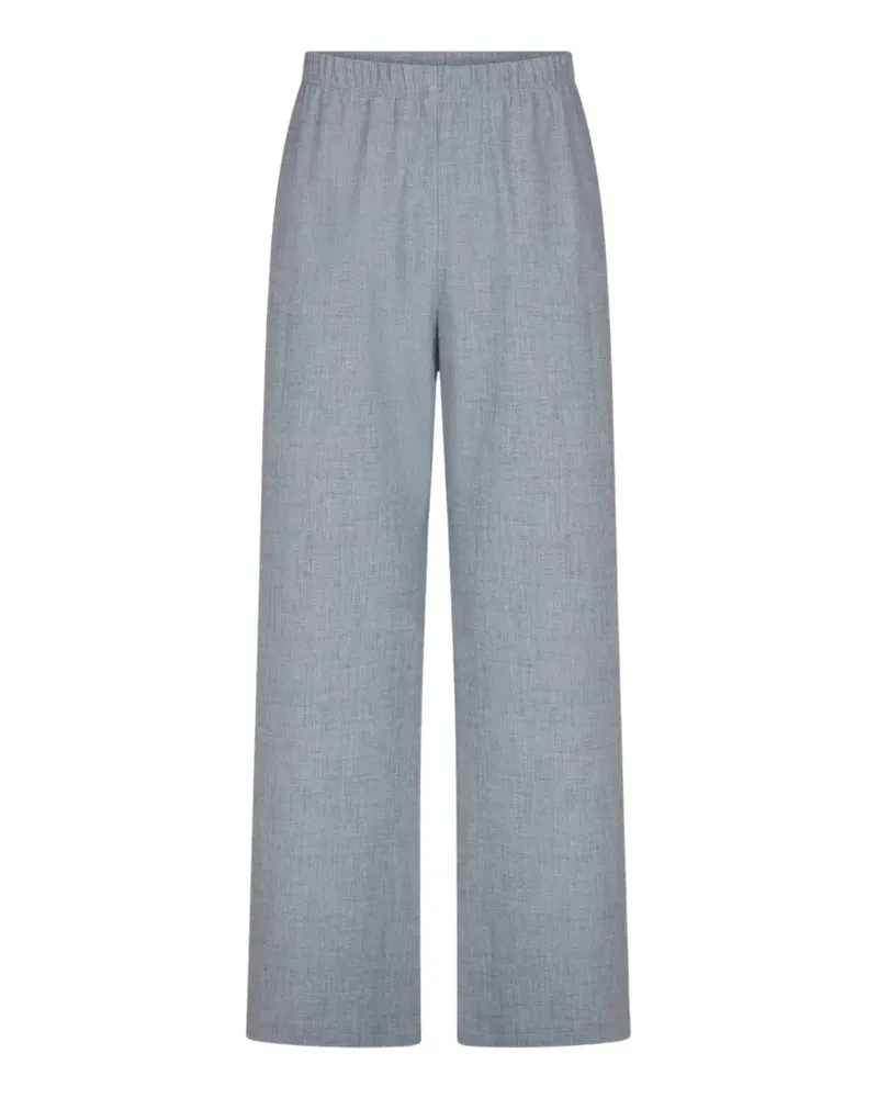IH NOM UH NIT Flanellhose mit weitem Bein - Grau Grau