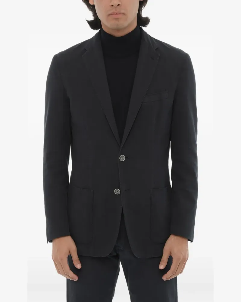 Corneliani Einreihiger Identity Blazer - Blau Blau
