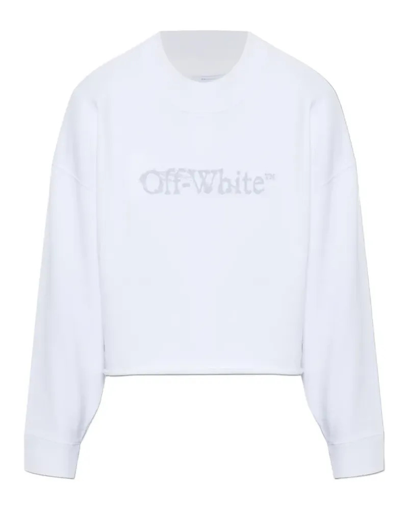 OFF-WHITE Pullover mit Logo-Verzierung - Weiß Weiß