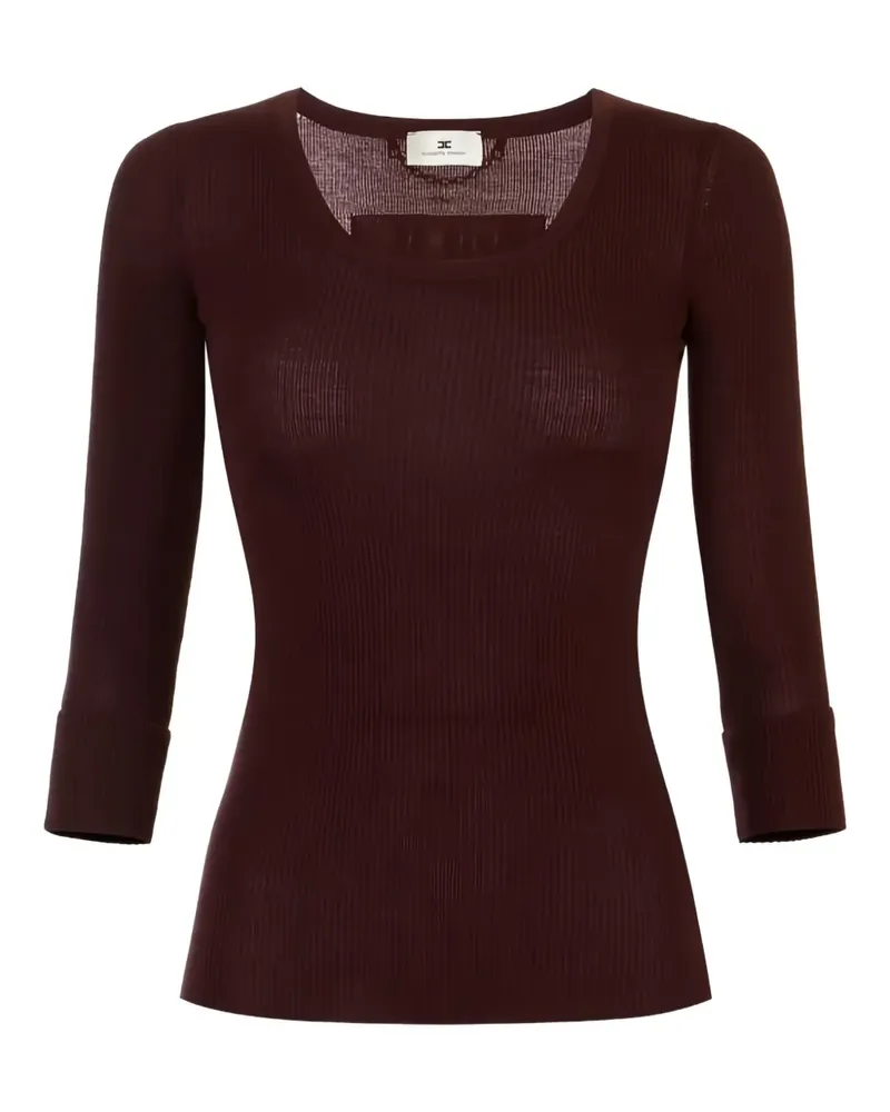 Elisabetta Franchi Cropped-Pullover - Violett Violett