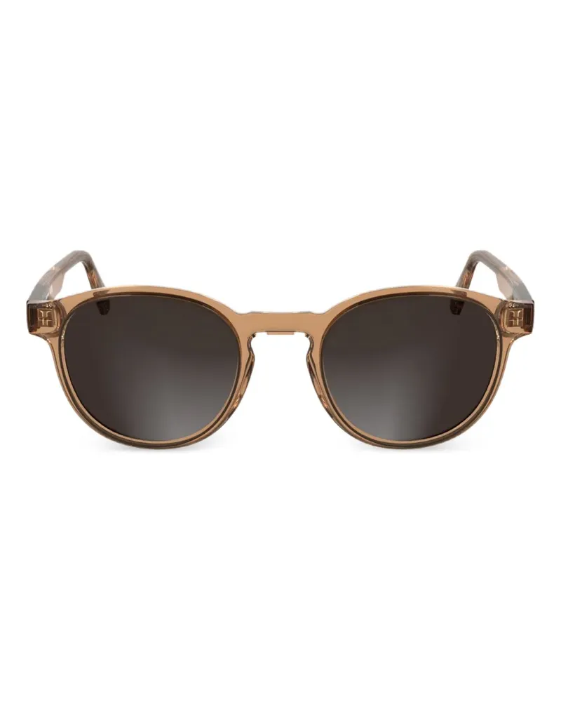 Lacoste Sonnenbrille mit rundem Gestell - Orange Orange