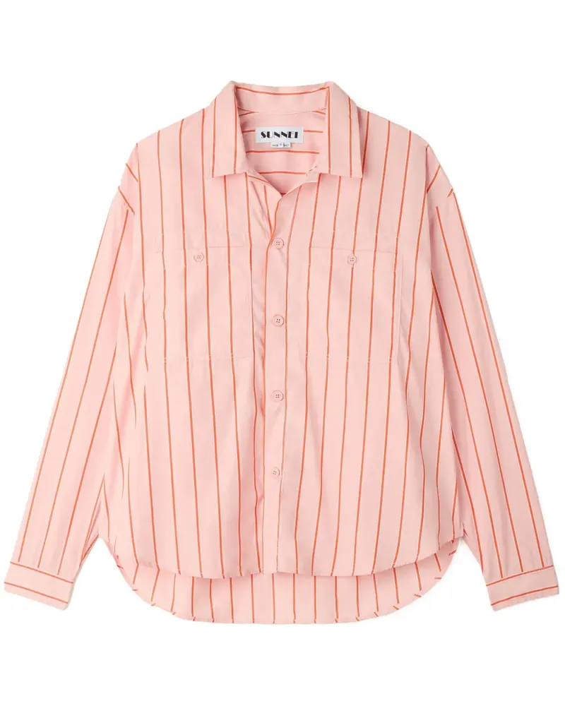 SUNNEI Gestreifte Hemdjacke - Rosa Rosa