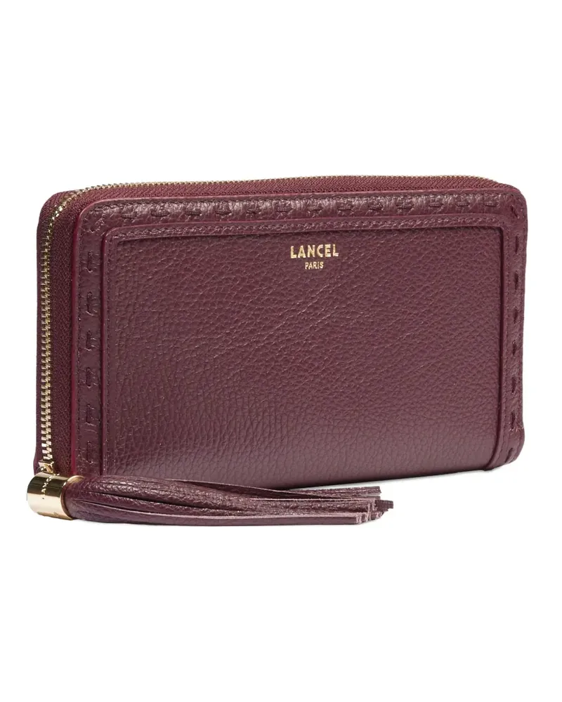 Lancel Portemonnaie mit Quasten - Rot Rot