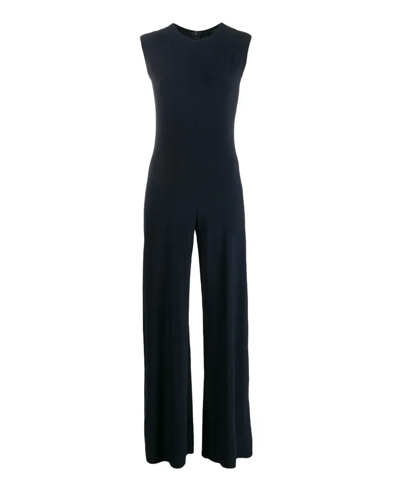 Norma Kamali sleeveless jumpsuit - Blau Blau