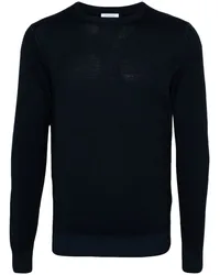 Malo Pullover aus Schurwolle Blau