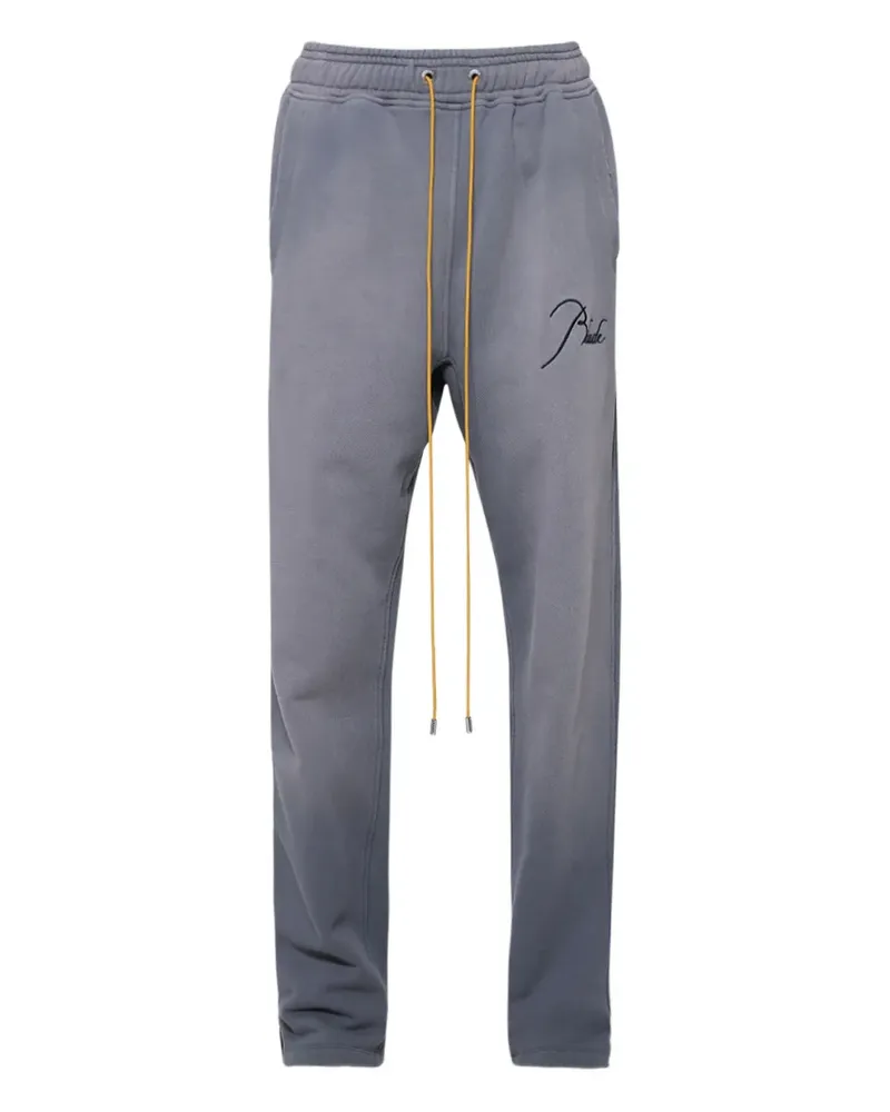 RHUDE Jogginghose mit Logo-Stickerei - Grau Grau