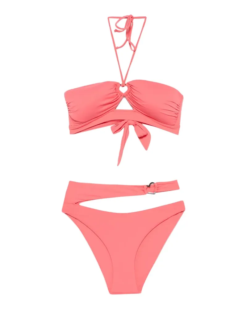 Blumarine cut-out heart-detail bikini - Rosa Rosa