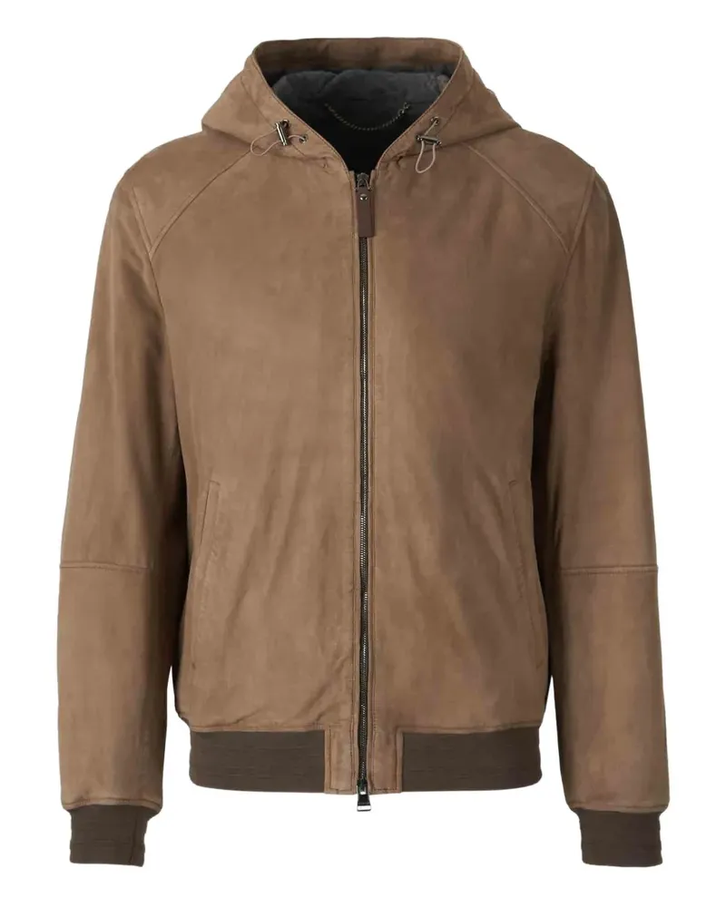 Canali Jacke aus Wildleder - Braun Braun