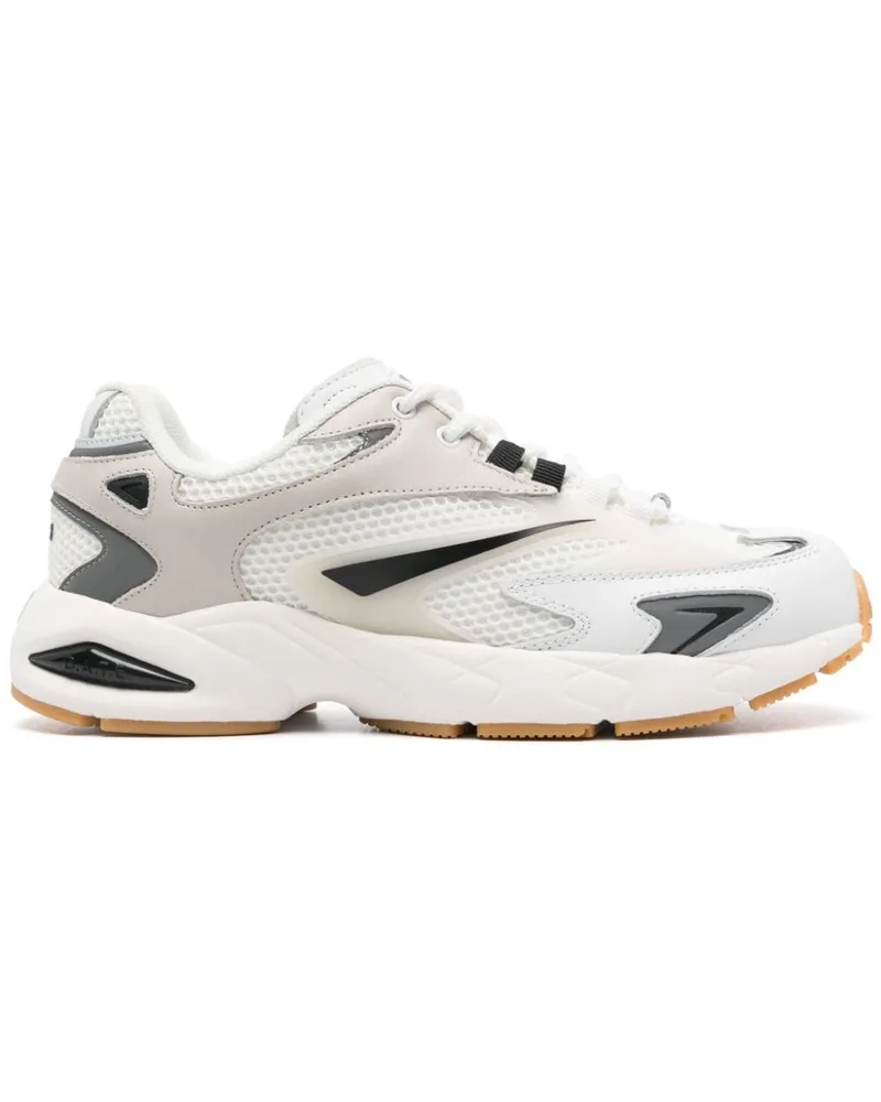 D.A.T.E. Sneakers mit Einsätzen - Weiß Weiß