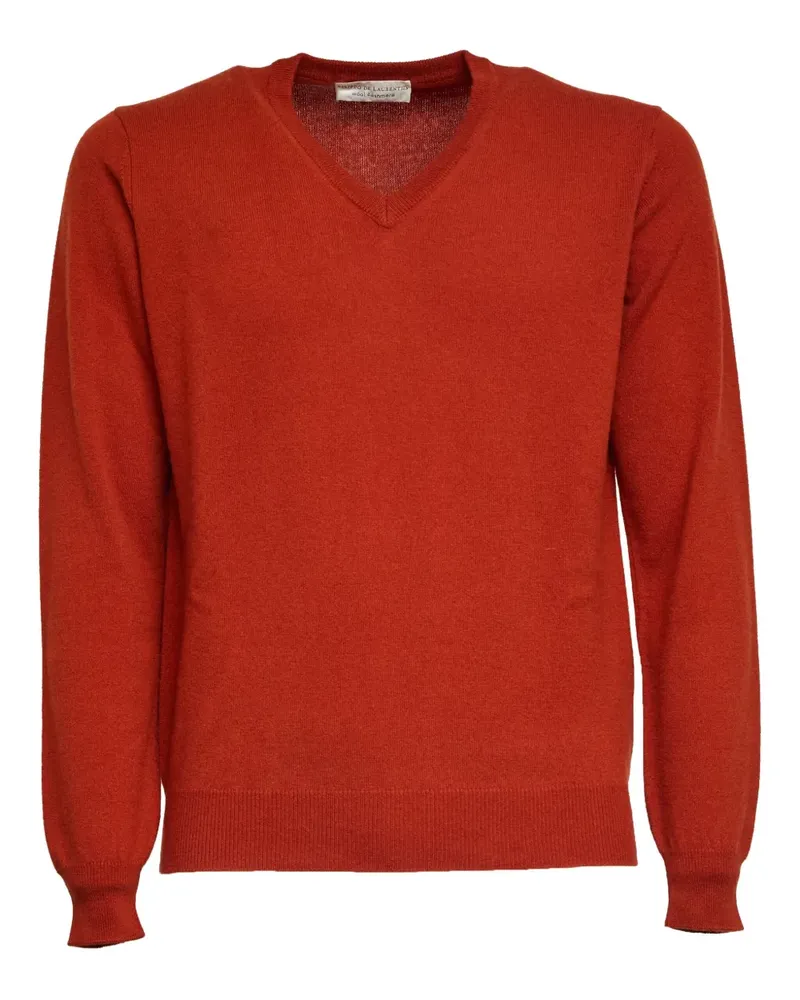 Filippo de Laurentiis Pullover mit V-Ausschnitt - Orange Orange