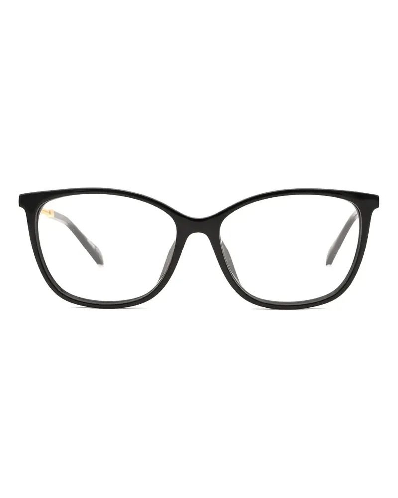 Moschino cat-eye frame glasses - Schwarz Schwarz