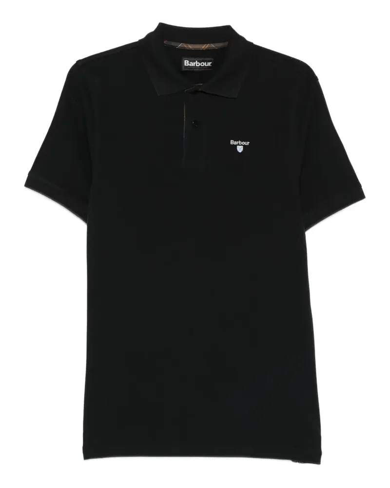 Barbour logo polo shirt - Schwarz Schwarz