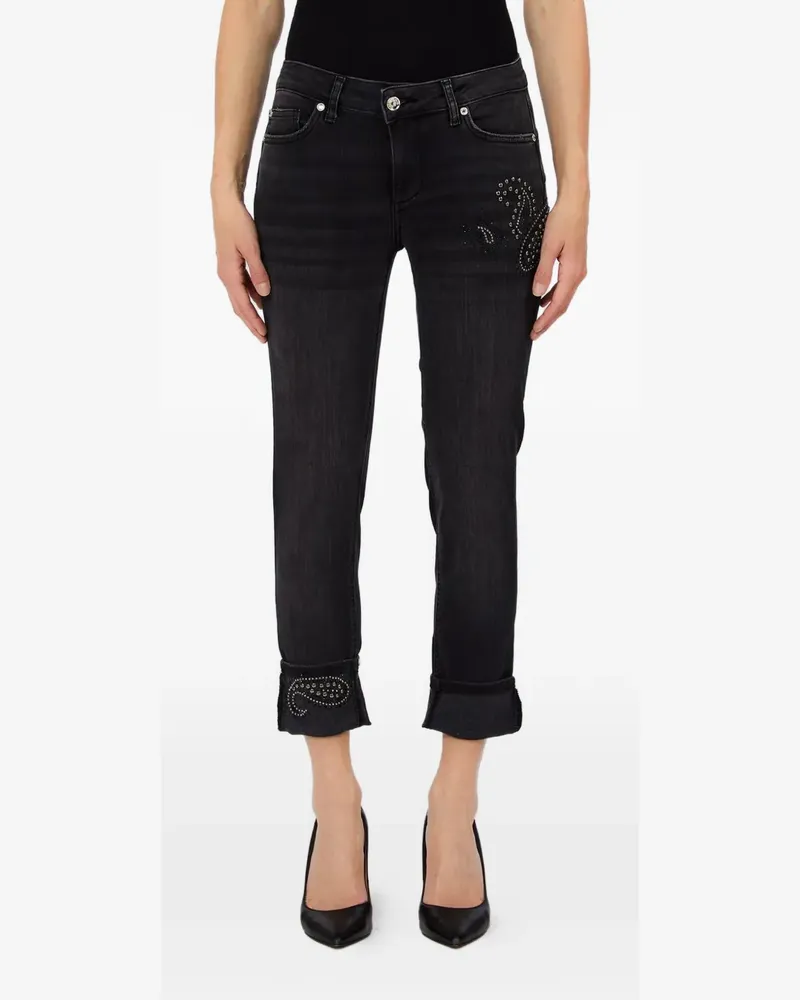 Liu Jo embellished pants - Schwarz Schwarz