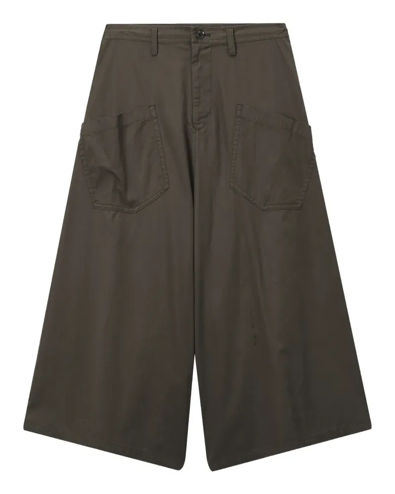 Yohji Yamamoto Hose mit Taschen - Braun Braun