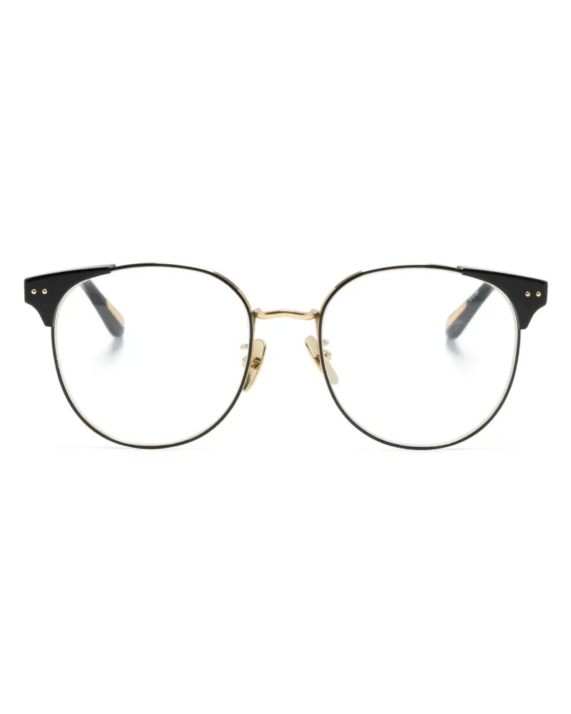 Linda Farrow Spence Brille mit rundem Gestell - Gold Gold