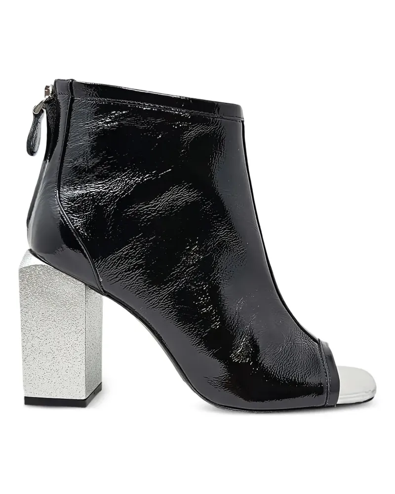 MADISON.MAISON Fatima open-toe ankle boots - Schwarz Schwarz