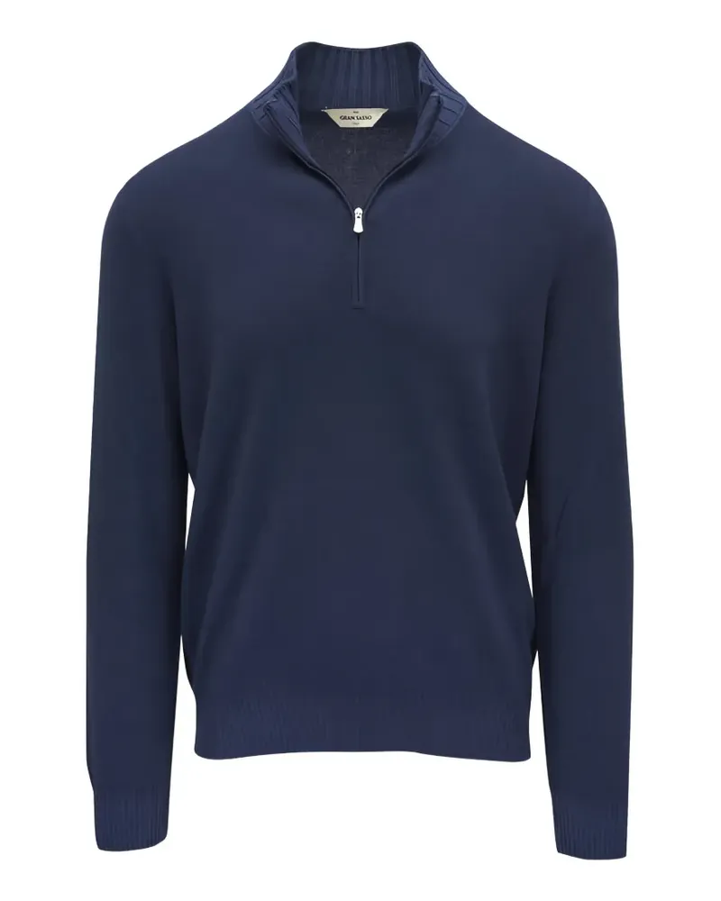 Gran Sasso half-zip top - Blau Blau