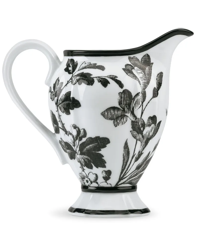 Gucci Kanne mit Herbarium-Print - Schwarz Schwarz